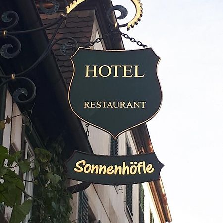 Hotel & Restaurant Sonnenhoefle Sommerhausen Ngoại thất bức ảnh
