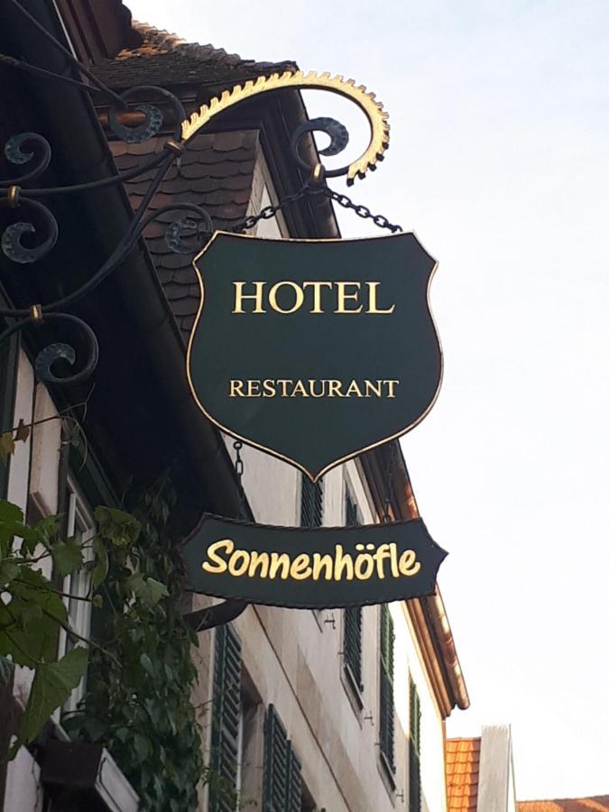 Hotel & Restaurant Sonnenhoefle Sommerhausen Ngoại thất bức ảnh